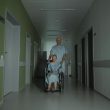 Cancer Patients on Hospital Hallway